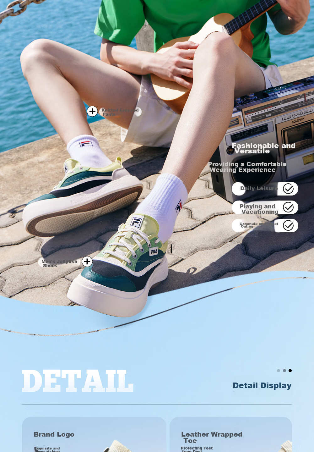 FILAFILA Official Women's Modern Fashion Retro Canvas Casual Shoes 9