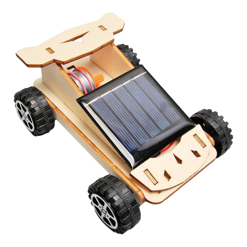 Norun Solar-Powered Car Development Kit Children's Educational Assembly Set Primary School Maker DIY Invention Model Material Pack