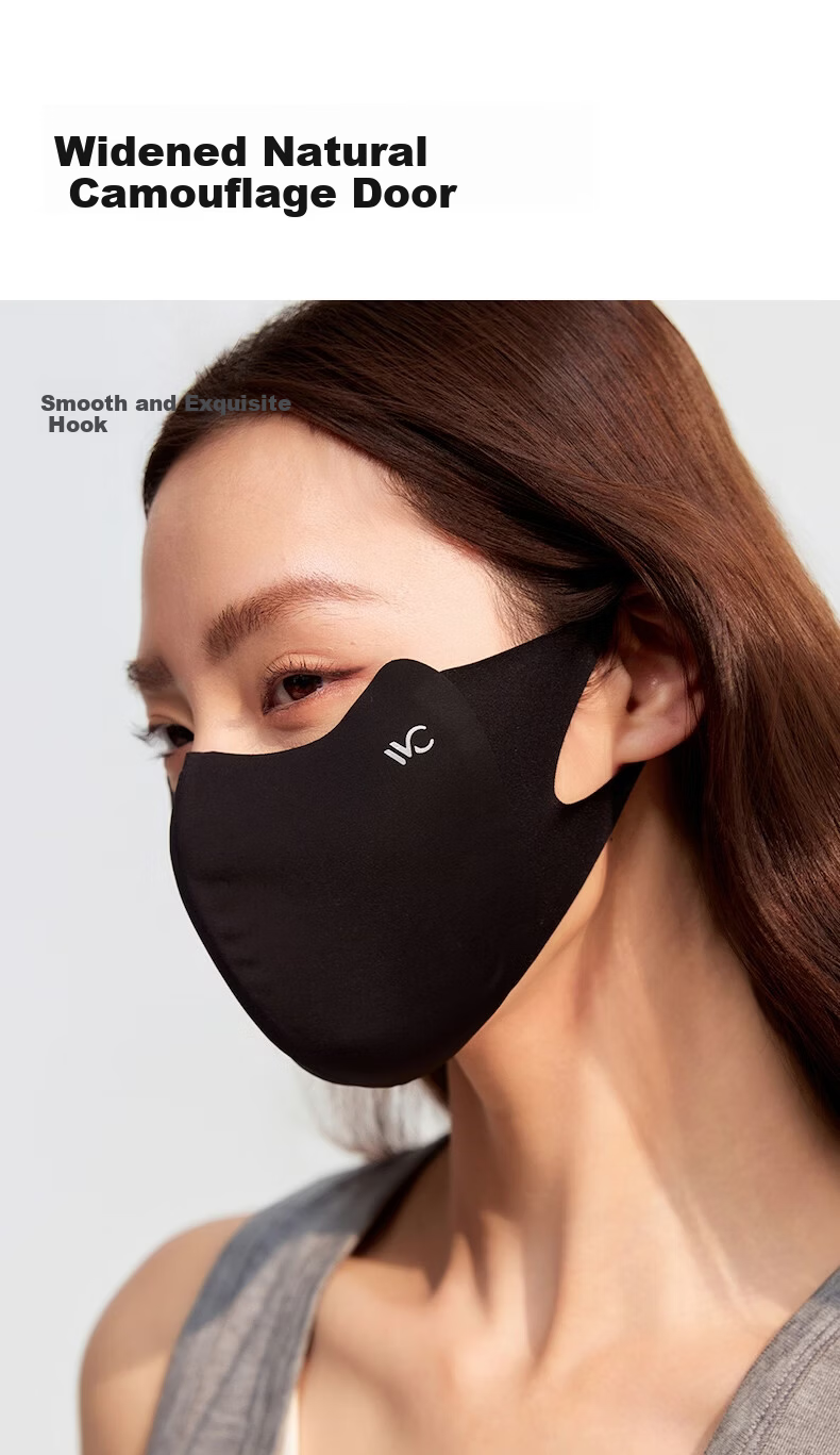 VVC Sunscreen Mask for Women UV Protection Summer Lightweight Breathable Cooling Sunshade Mask Cherry Blossom Pink 13