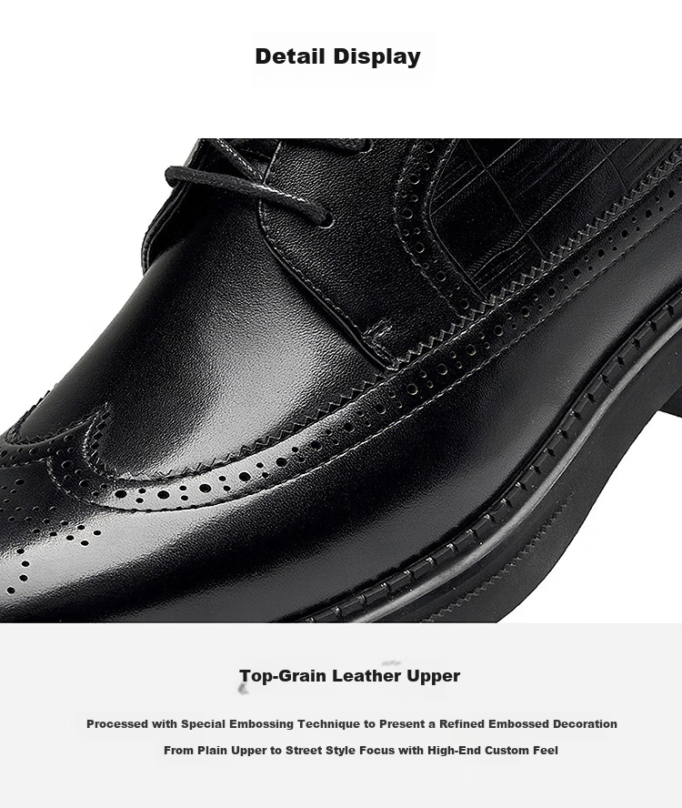 HLA Heilan Home Men's Leather Loafers Slip-On Business Casual Shoes 9