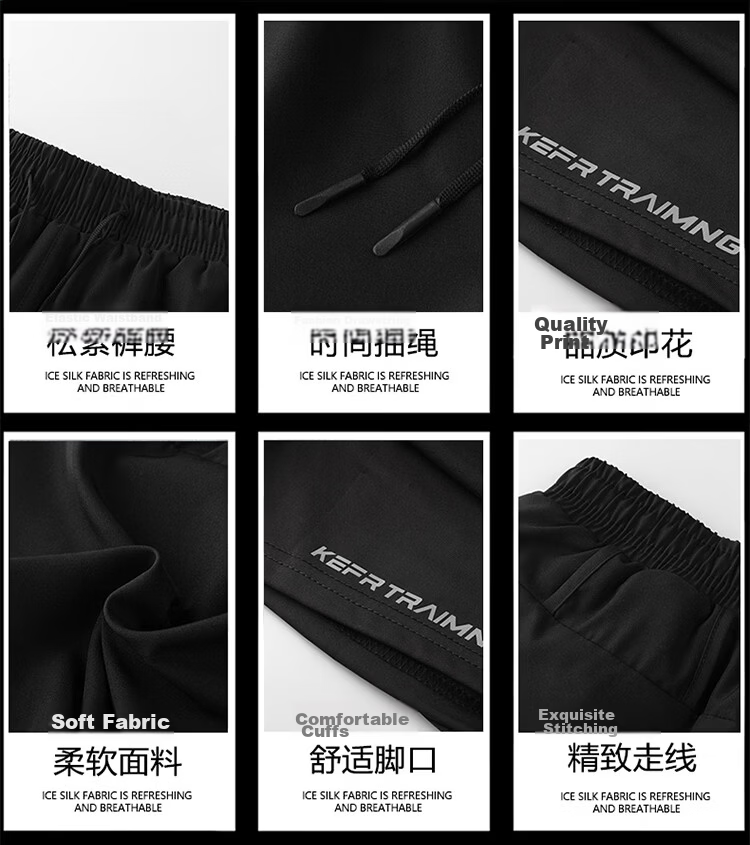 TUCANO Men's Breathable Cooling Quick-Dry Outdoor Sports Running 3D Fake Two-Piece Shorts Black 3XL 9