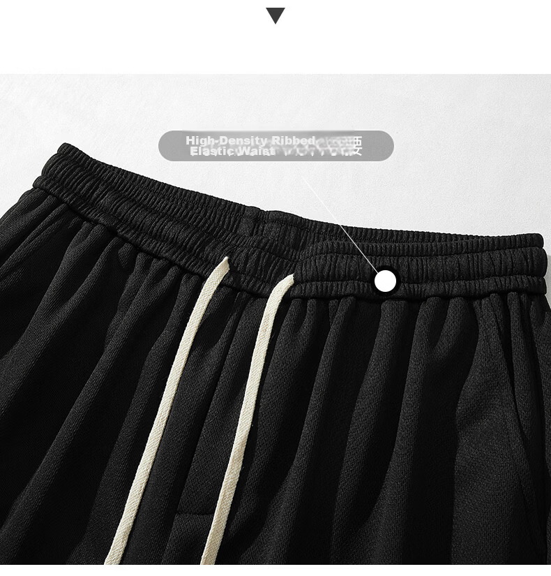 GLM Men's Summer Breathable Shorts, Loose Fit Five-Point Beach Running Fitness Sports Pants 13