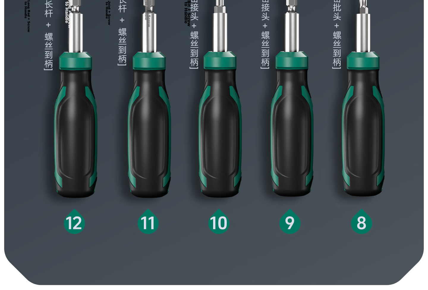 GREENER 【Yueguang Treasure Box】80-Piece Precision Screwdriver Set Multi-Function Bits Ratchet Wrench Motorcycle Repair 14