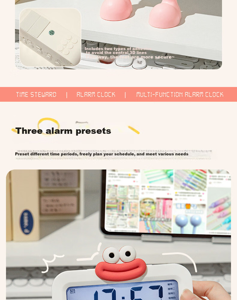 Class 3 Grade 2 Early Education Smart Alarm Clock Children's Voice Time Manager Early Learning Toy 3