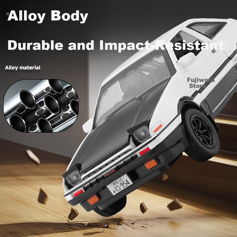 Chiyu Toys Initial D Takumi Fujiwara Toyota AE86 Car Model Realistic Alloy Toy Gift for Boys 4