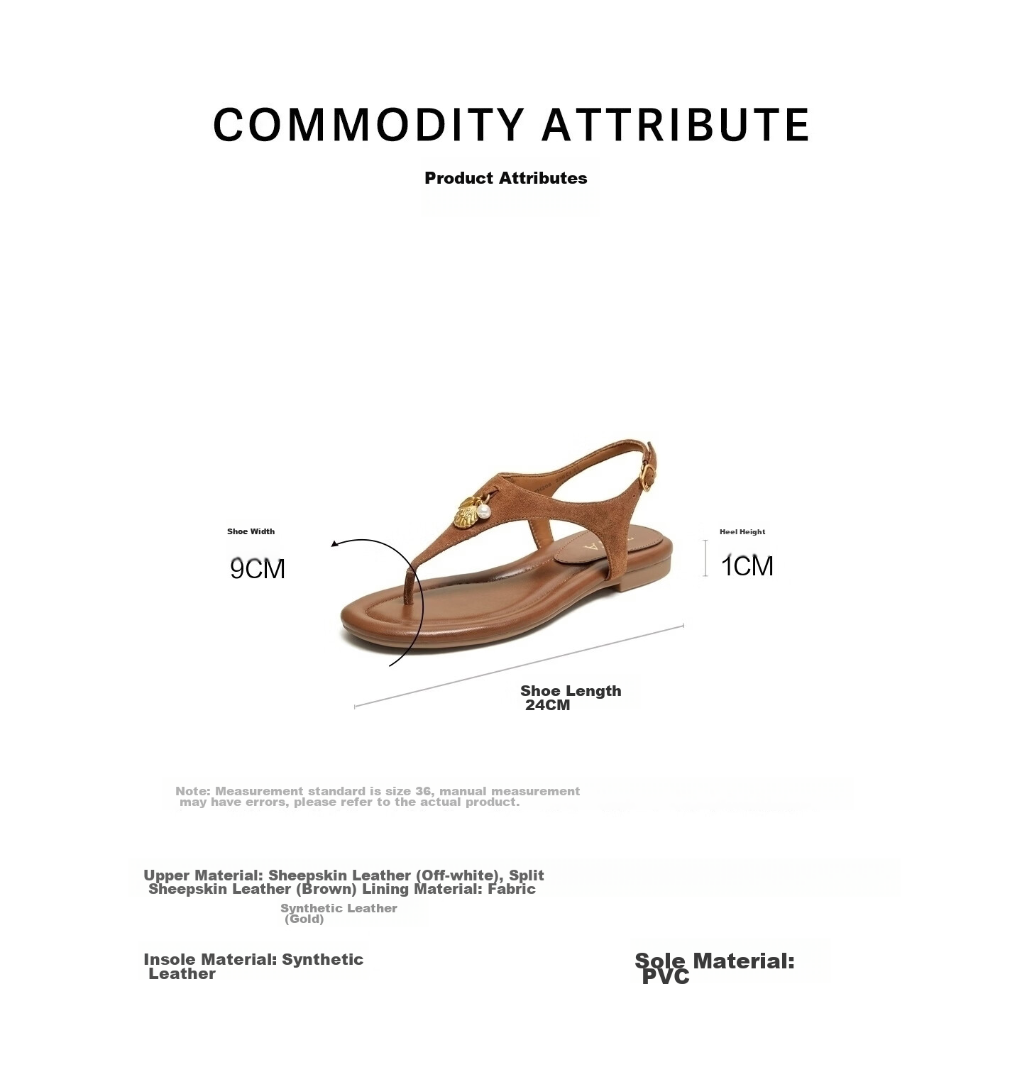 TATA Women's Summer New Vacation Flip-Flop Casual Sandals 7H208BL6 Off-White Size 36 3