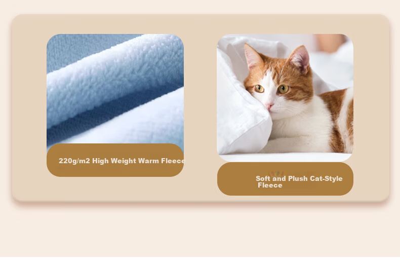 FUANNA Bedding Set 4-Piece Thickened Milk Velvet Anti-Static Winter Warm Quilt Cover Single/Double 203*229cm 5