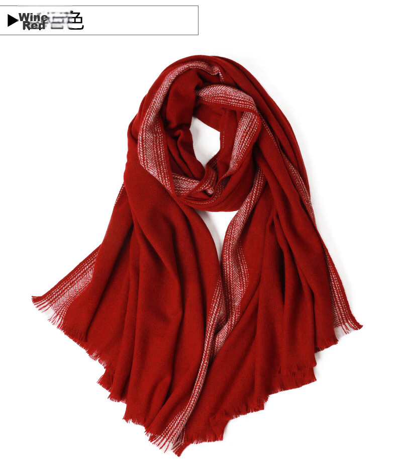BOHOBOCO 100% Wool Shawl Scarf Summer Air-Conditioned Room Soft Lambswool Warm Versatile Skin-Friendly Nap Blanket Camel Color 19