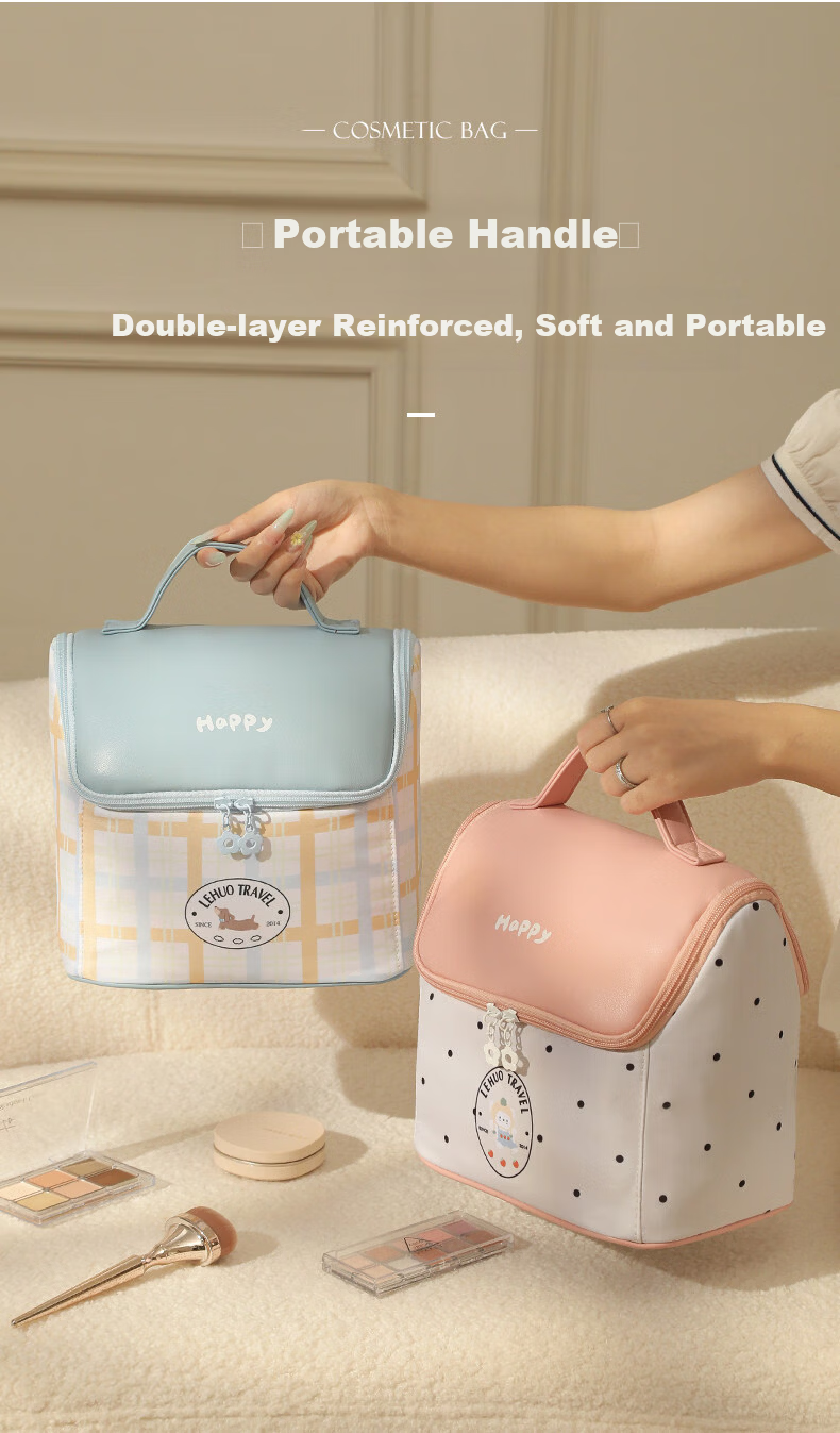 Right Away Large Capacity Makeup Bag for Women 2026 New High-Value Travel Portable Skincare Toiletry Organizer Pouch with Compartments 14