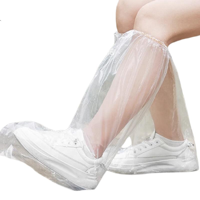 Lehuolvxing Disposable Rain Shoe Covers, Waterproof Rain Boots, Non-Slip Foot Covers for Rainy Days, Essential Adult Travel Accessories
