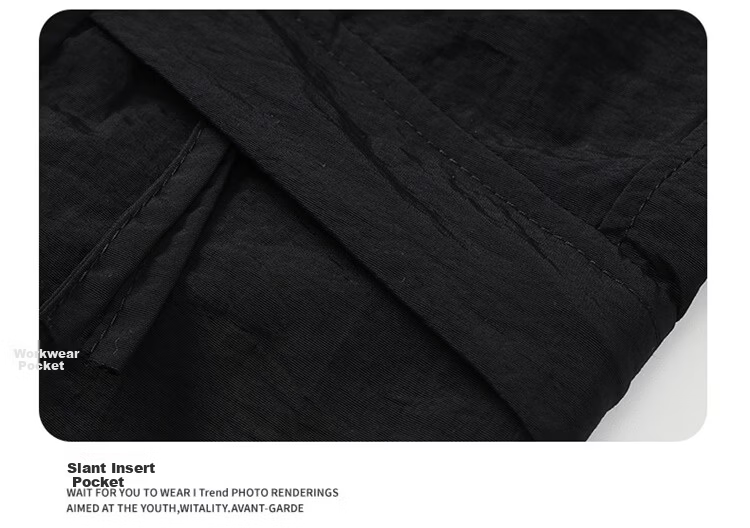 GENIOLAMODE Semir Group Men's Korean Style Loose Casual Lightweight Breathable Five-Point Ice Silk Quick-Dry Versatile Drawstring Shorts 33