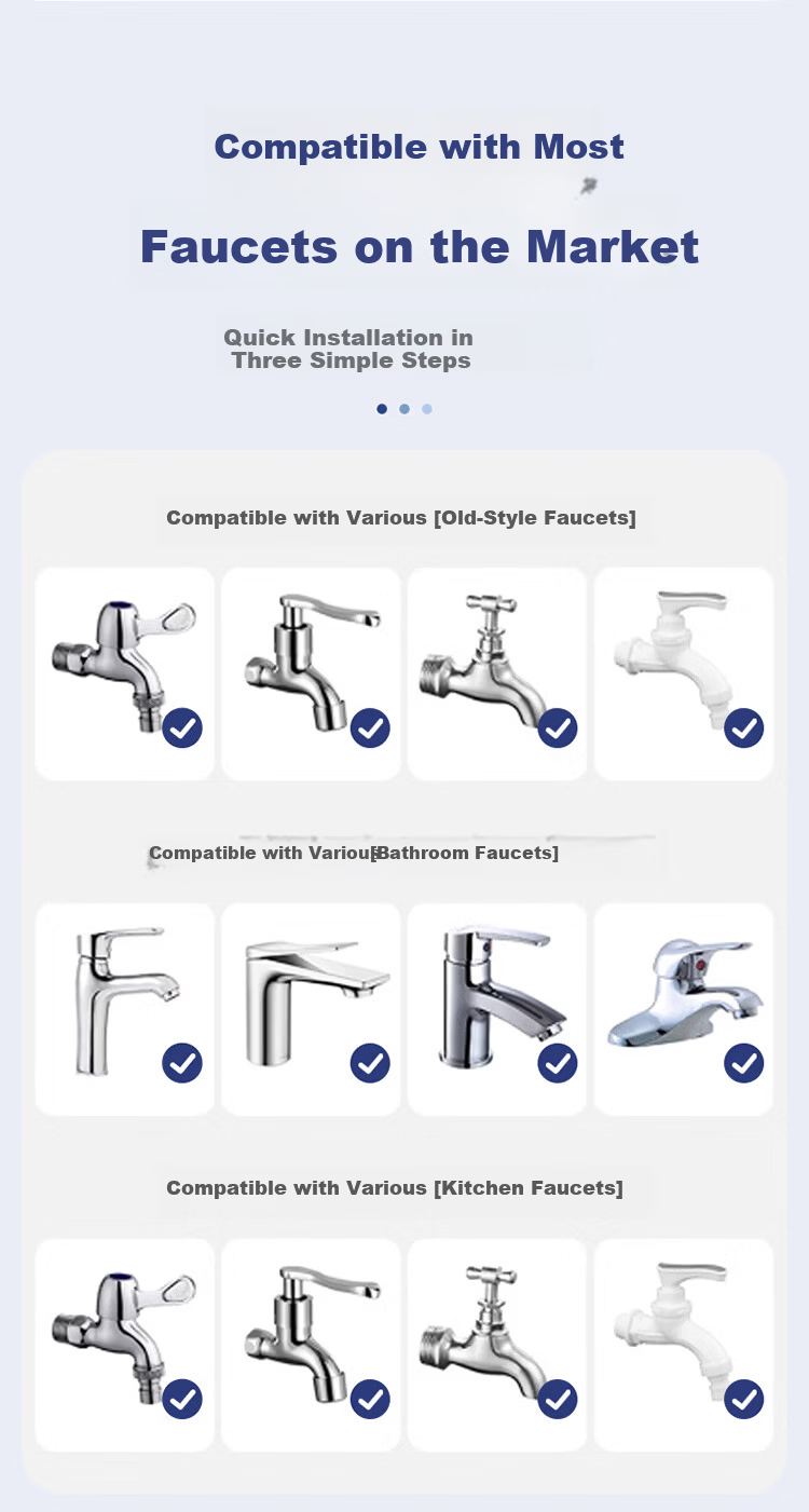 Canbo Faucet Water Purifier Pre-Filter Kitchen Household Tap Water Filter Scale Chlorine Multi-Layer Filtration KBJSQ-LT-3 (One Unit Four Cartridges) Mountain Spring 12