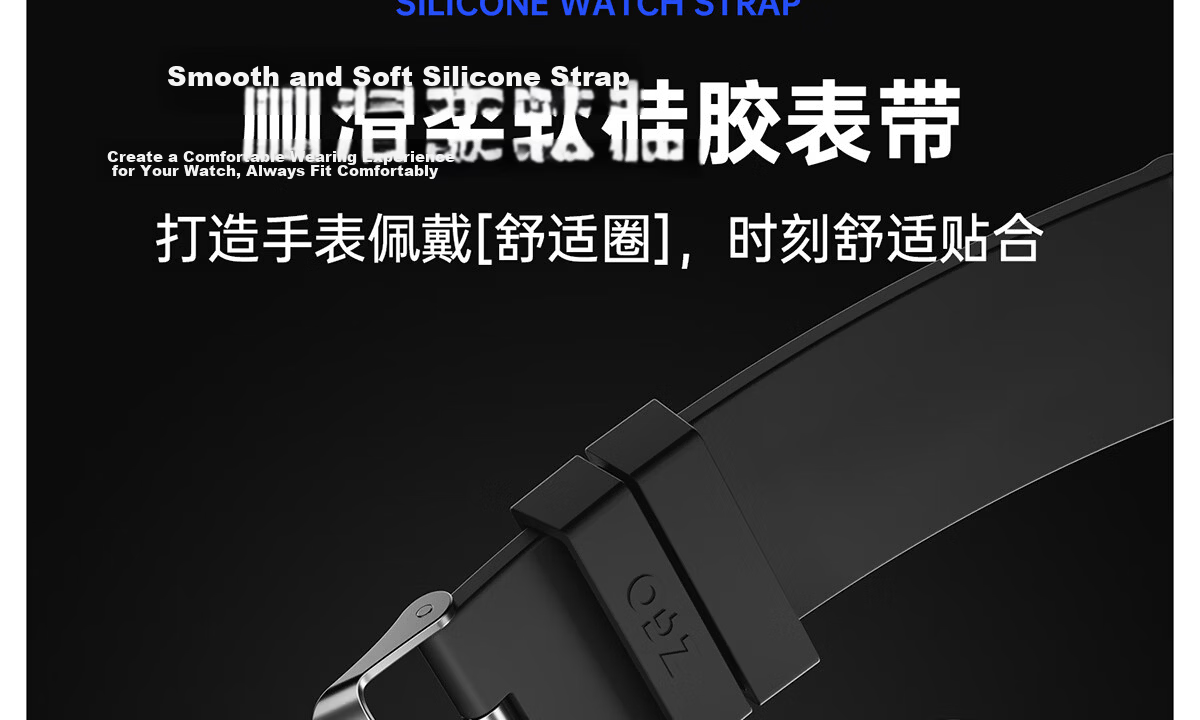 ZGO Men's Watch for Students Mechanical Style Silent Quartz Exam Watch Birthday Gift for 18-Year-Old Boys 22