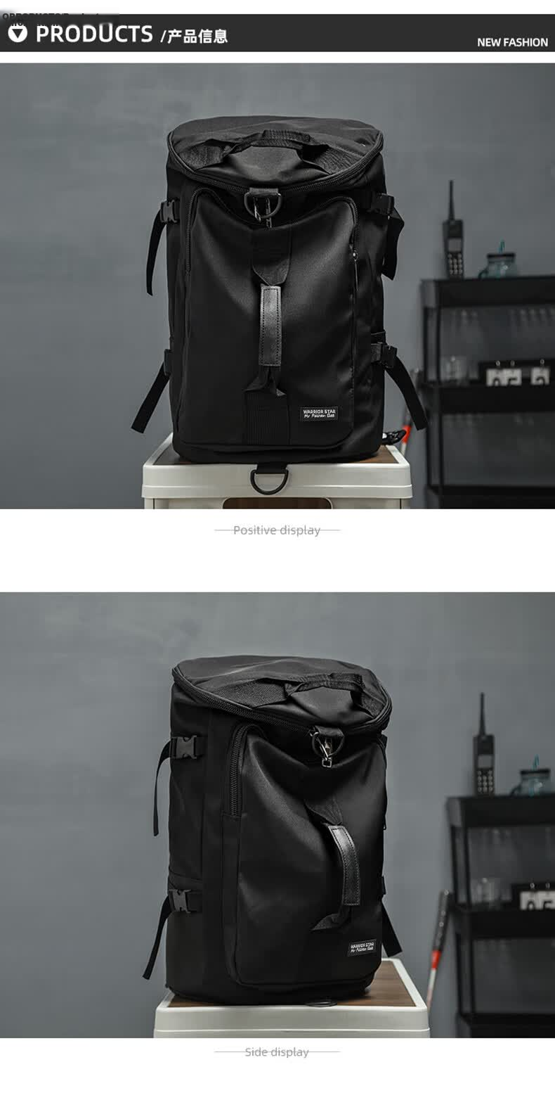 Warrior Men's Travel Bag Large Capacity Multifunctional Commuter Short Trip Business Luggage Handheld Crossbody Gym Bag 5