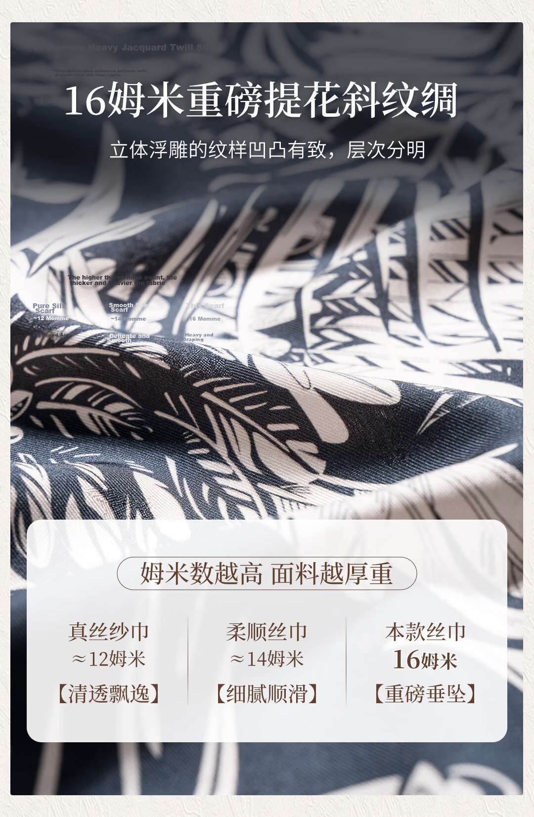 Shanghai Story 100% Mulberry Silk Jacquard Square Scarf Genuine Silk Gift for Mom and Girlfriend Birthday 5