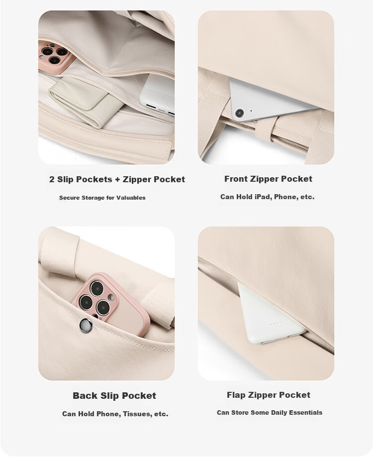 GOLF Casual Women's Backpack 14/16 Inch Laptop Bag Lightweight Shoulder Tote Travel Dual-Use School Bag 17