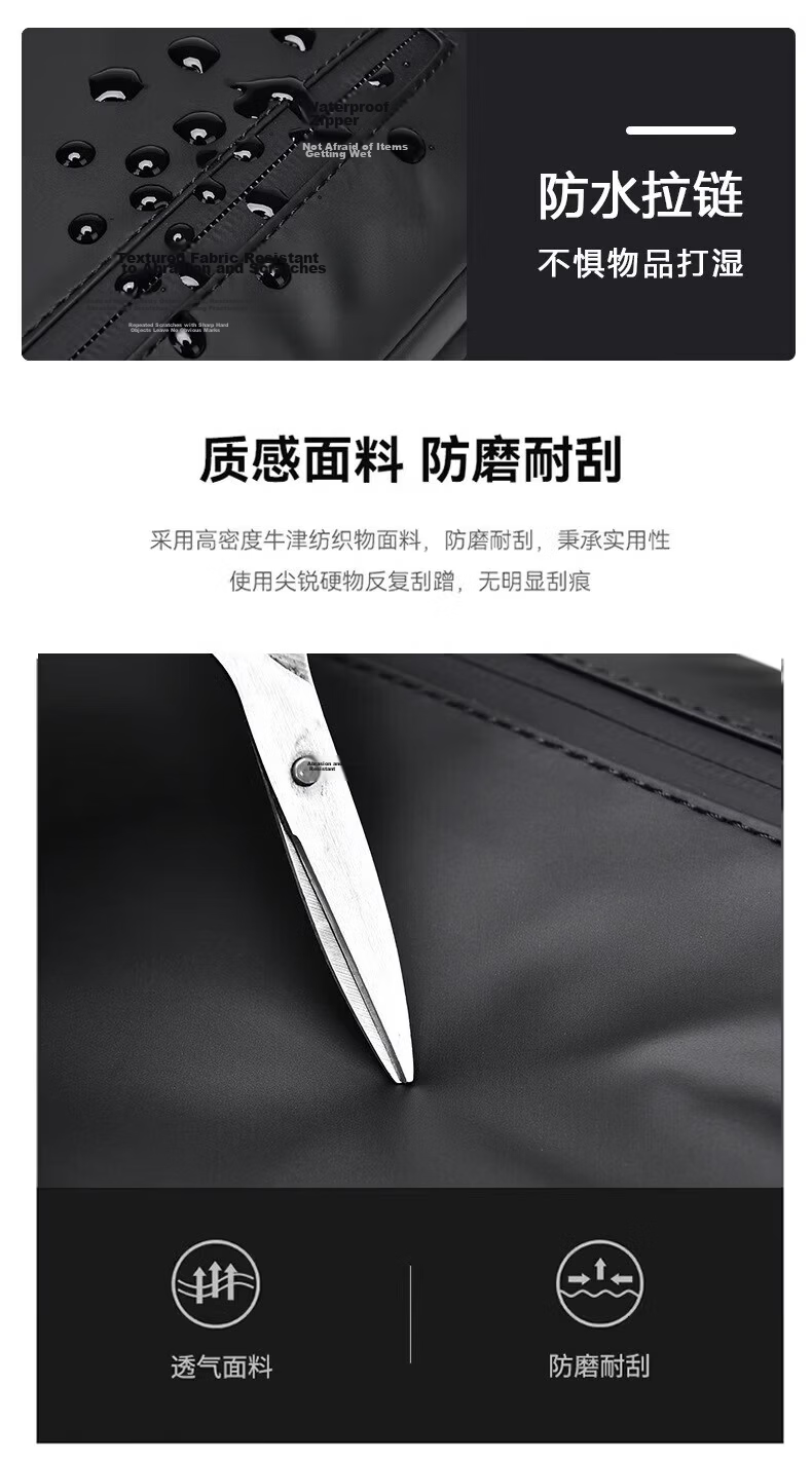361° Men's Crossbody Bag 2026 New Large Capacity High-End Convenient Commuter Shoulder Bag Waterproof Sports Travel Backpack 9