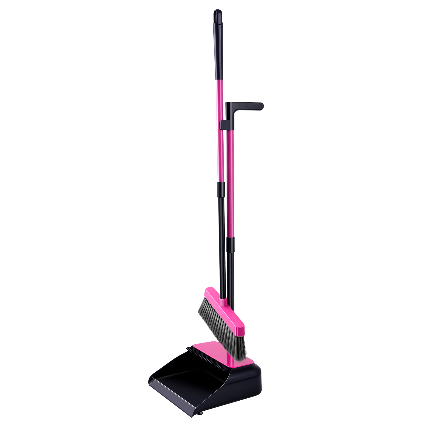 EAST Broom And Dustpan Set, Household Metal Broom And Dustpan Combo, Windproof Comb-Shaped Dustpa