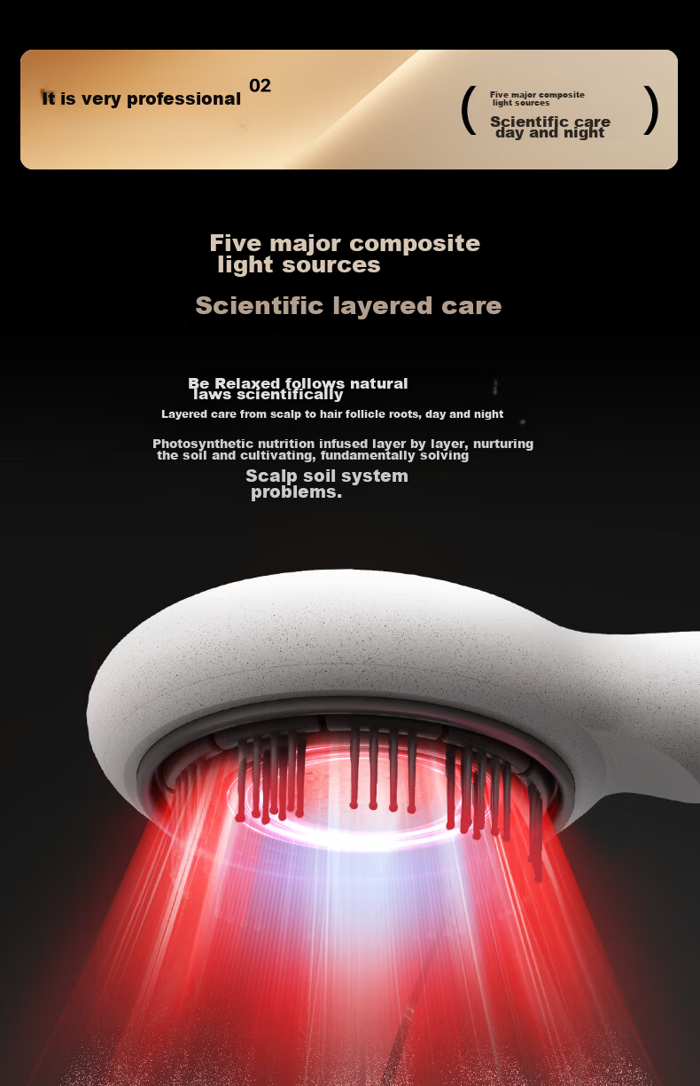 Breo Yanruyi Gift Box Scalp5max Massage Comb & Beauty Device Red Light Hair Care Scalp Nourishing Head Massager Birthday Gift for Mom Wife Girlfriend 9