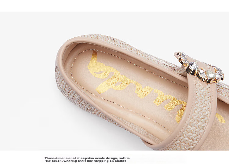 Lairdson Mall Style Casual Hollow-out Fisherman Flats Women 6M19901 Milk Tea Apricot BEF 36 8