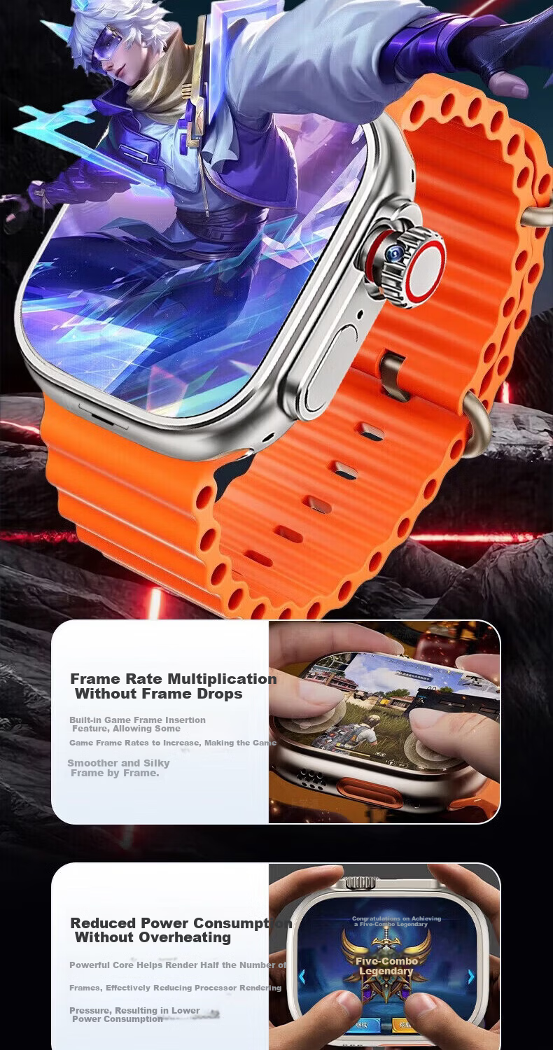 HUCATIER 2026 New Smart Kids Phone Watch 3-18 Years Old 5G Full Network Positioning for Elementary to High School Students 2