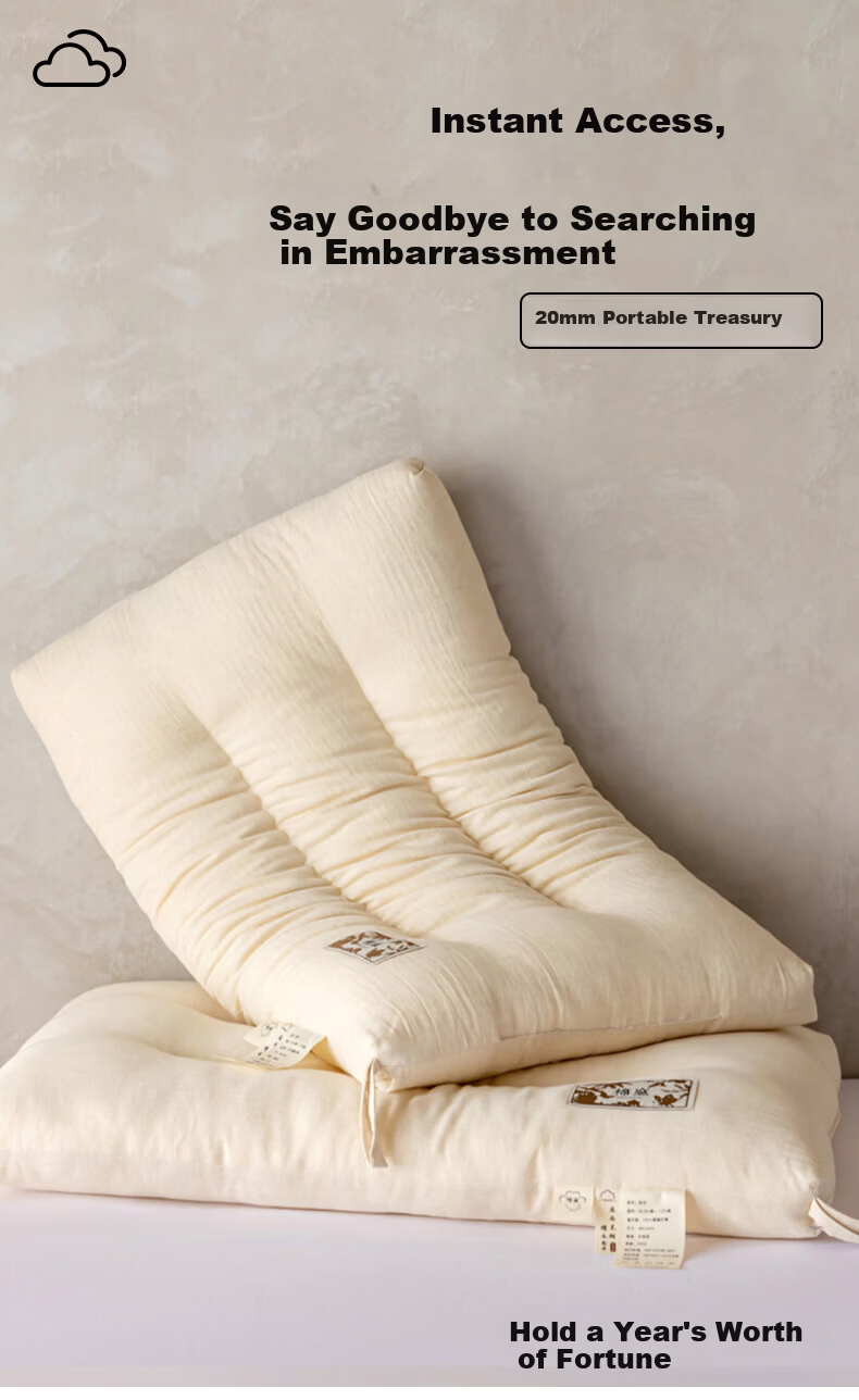 Grace Pure Cotton Shaping Pillow A-Class 7A Antibacterial Hotel Home Use Pillow Core Low Pillow Single 45*70cm 1