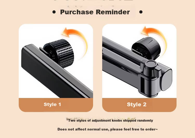 Beifute Car Tablet Holder Rear Seat iPad Car Back Seat Telescopic Phone Mount Multifunctional In-Car Use 1