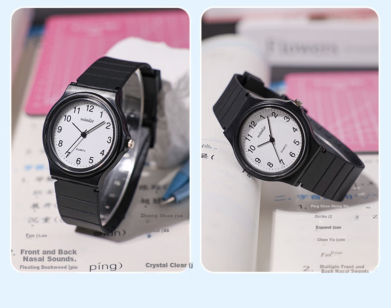 MINISO Men's Student Watch Waterproof Time-Only for Exams and Public Service Tests 16