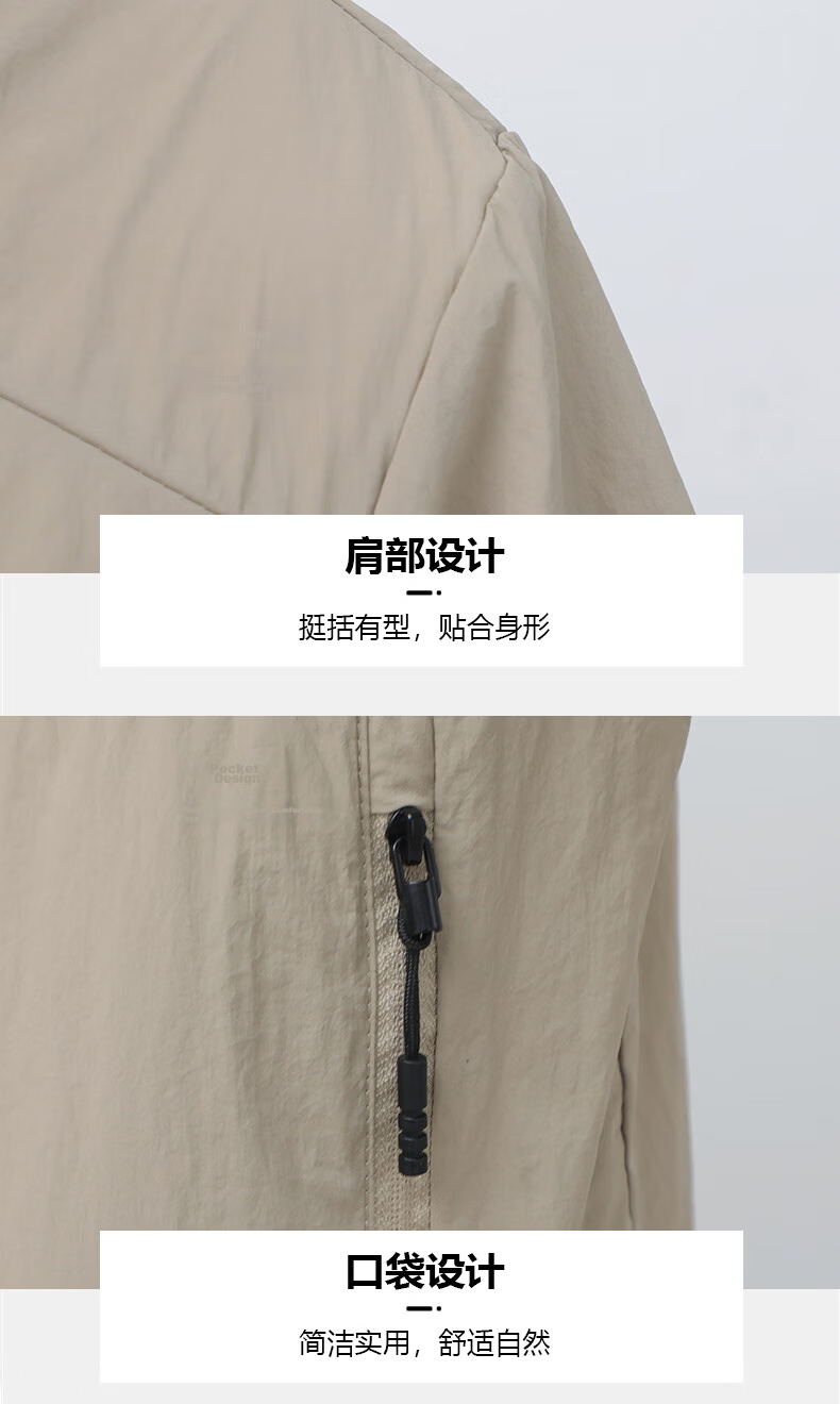 ROMON Men's Summer Sunscreen Jacket Ice Silk Lightweight Skin Jacket Outdoor Fishing Casual Coat 2518 Army Green 2XL 24