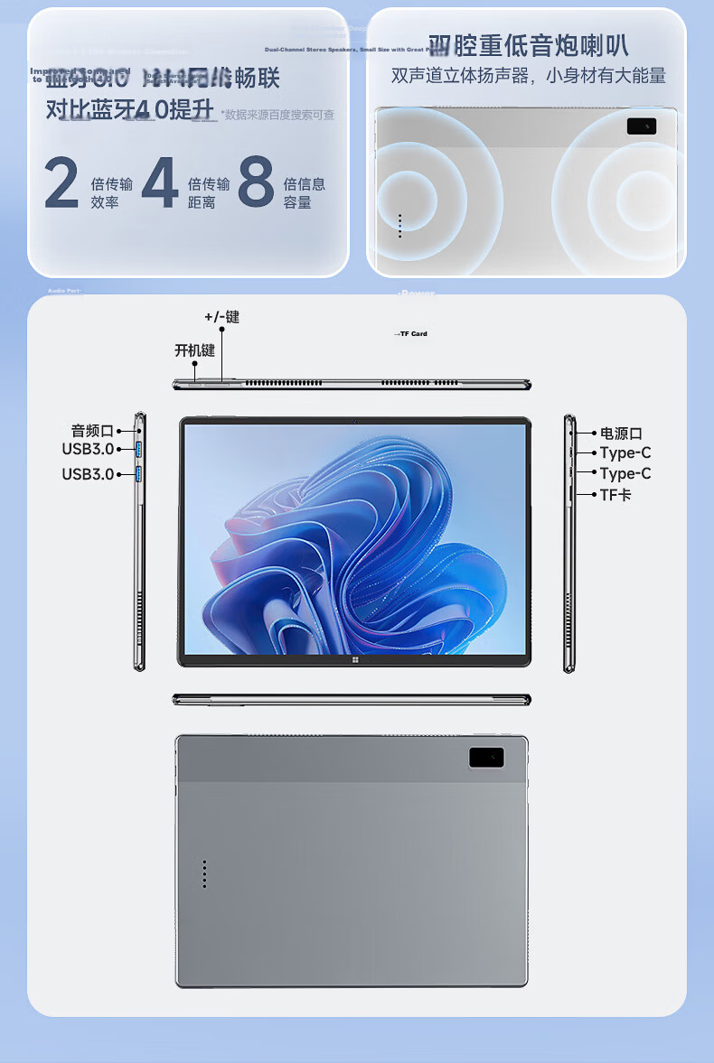 Dere Subsidized Tablet Two-In Laptop, Windows System, Core I3, Touchscreen, Metal, Business Travel, Office Notebook, Study Design, Gaming Entertainment, Portable Notebook (24GB+256GB) 10