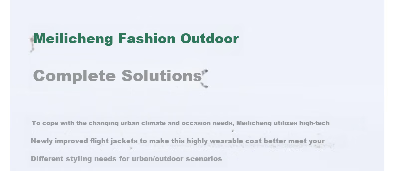 Meilicheng Flight Jacket Unisex Spring Summer 2025 Outdoor Sports Trendy Jacket White L 3