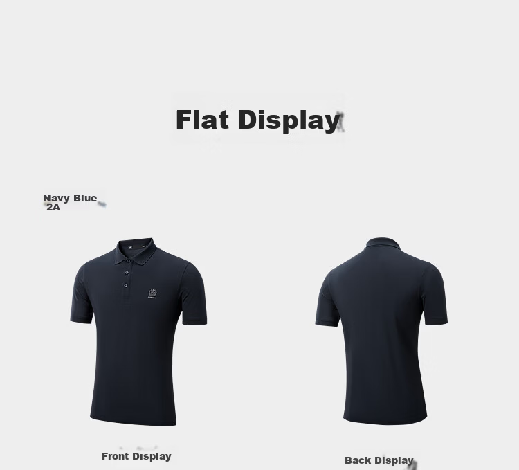 HLA Hailan Home Men's Short Sleeve Polo 26 Summer Sports Cooling Printed Short Sleeve Shirt 9