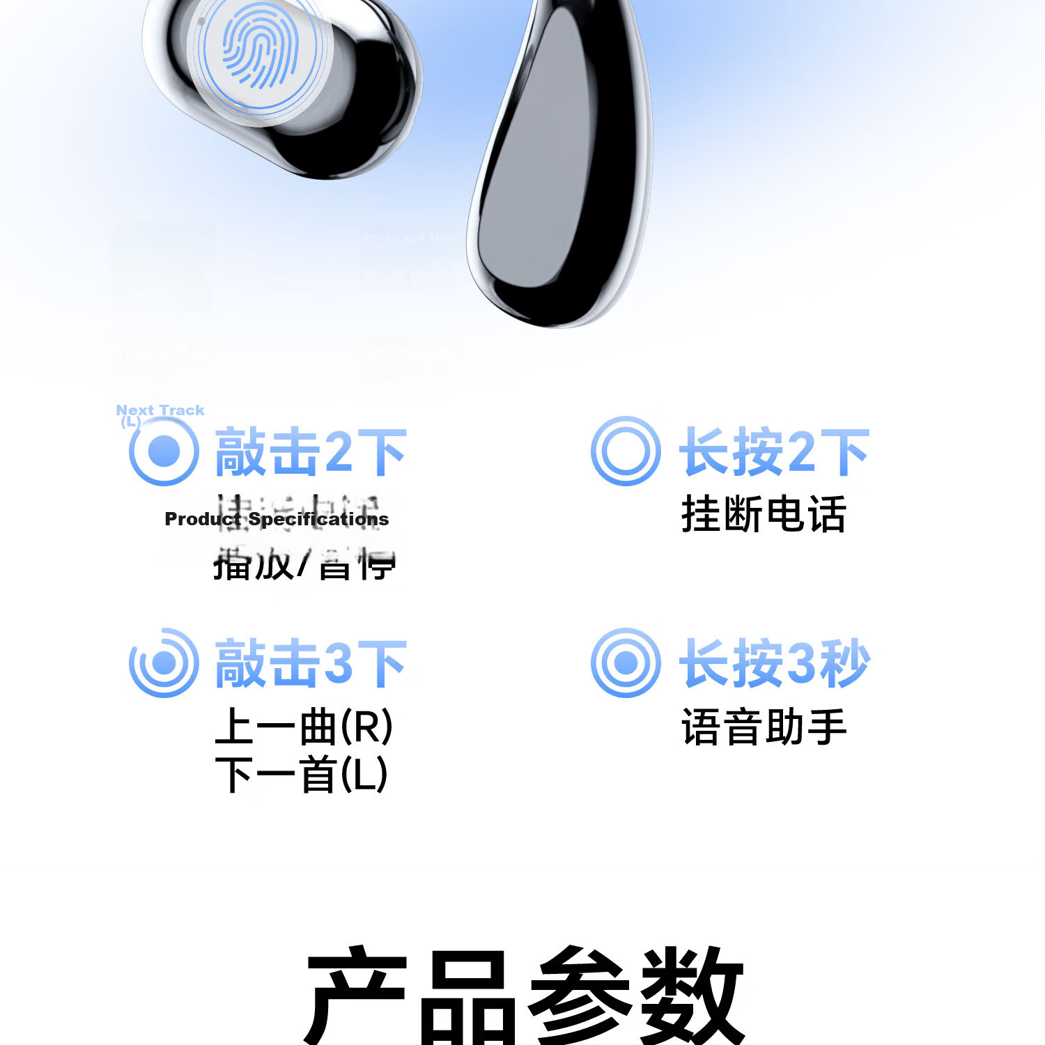 Zhunhang 2026 Latest Bluetooth Earhook Wireless Open-Ear Clip-On Sports Running Call Gaming Noise-Cancelling Long Battery Life Ear Protection Headphones 28