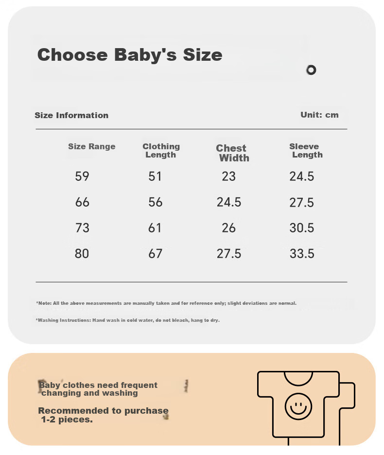 Babyprints Newborn Cotton Romper Soft Long Sleeve Unisex Baby Jumpsuit Size 80 4