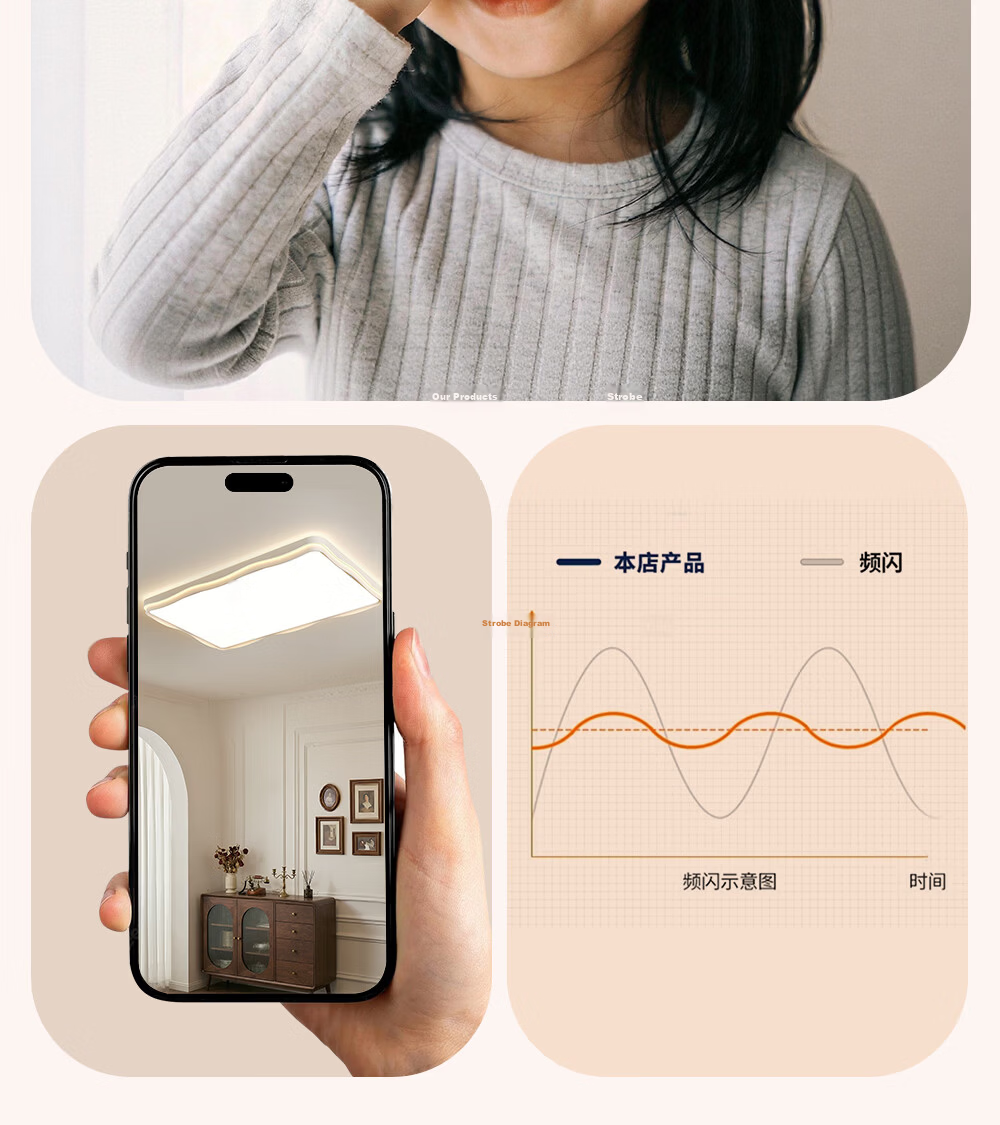 GUJIA LED Ceiling Light, Simple Cream Style, for Living Room And Bedroom, Eye Protection, Puri Light Source, Round-Shaped - Three Colors [Installation Included] 31