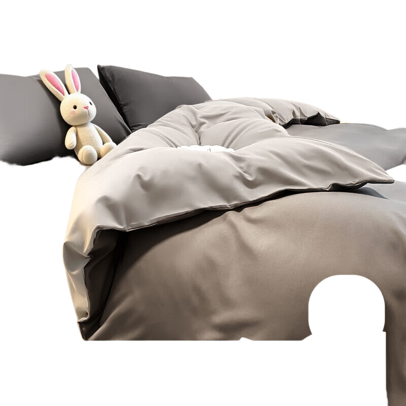 CROWN Three-Piece Set for Student Dormitory Single Bed, 0.9/1.2m Bed Sheet, Pillowcase, Duvet Cover, Bedding, Quilt Cover 150x200cm