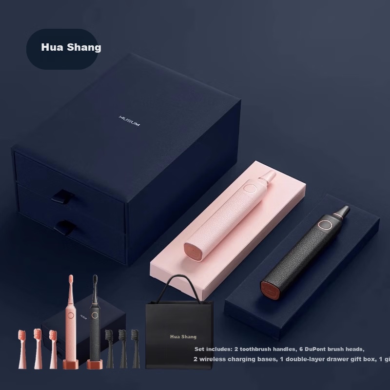 HuaShang [Top-Tier Joint Research · Sonic Tooth Cleaning] E1 Electric Toothbrush Adult Couples Fully Automatic Soft Bristles Birthday Qixi Gift E1 White Single / With Brush Head