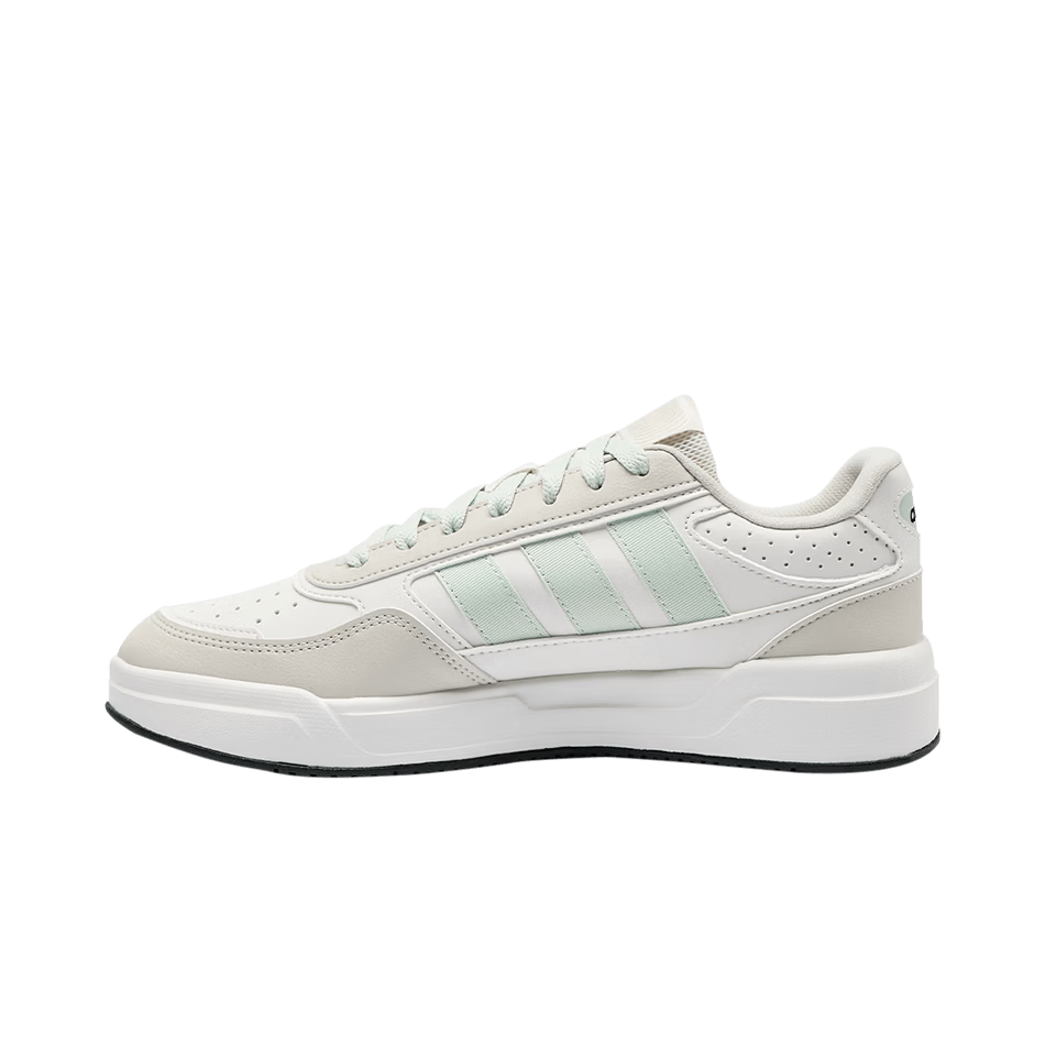 Adidas Women's Summer Breathable Casual Sneakers Lightweight Soft Sole Shock Absorption Minimalist White Shoes Ochre Brown Size 38.5