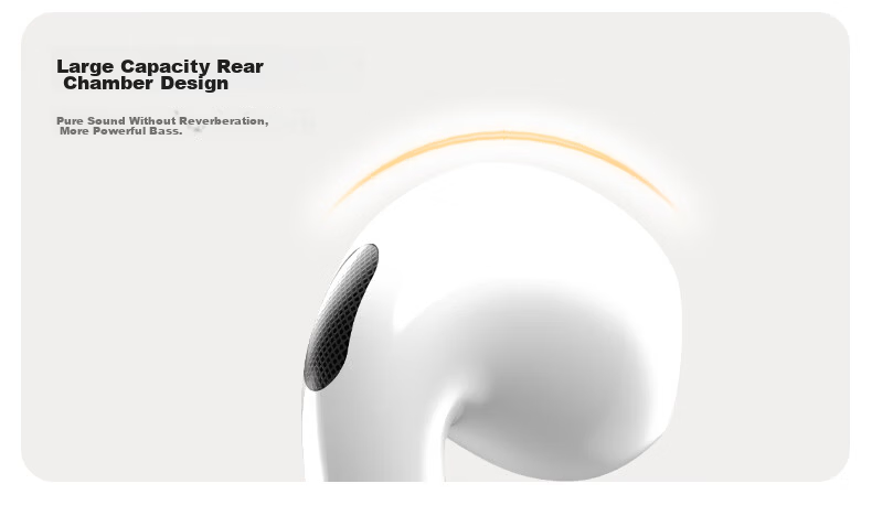 MICROKIA 2026 Latest HIFI Sound Quality Bluetooth Earbuds Semi-In-Ear Wireless Long Battery Life Sports Noise-Canceling Headphones for Apple 8