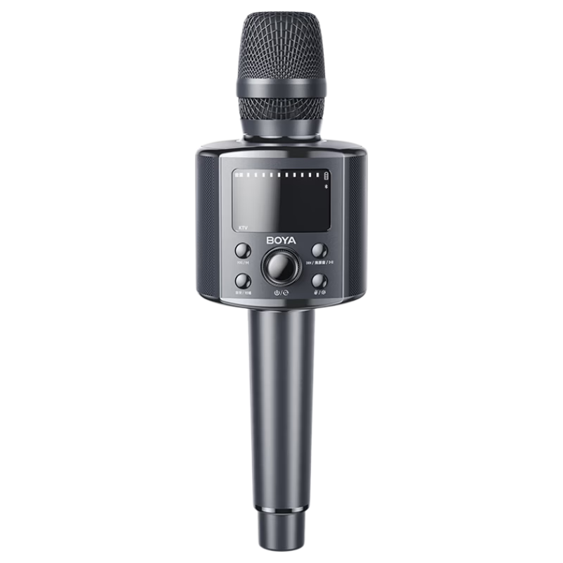 BOYA KM8 Smart Karaoke Microphone All-in-One Wireless Microphone Speaker for Mobile Live Streaming Singing Home Outdoor KTV Car Use