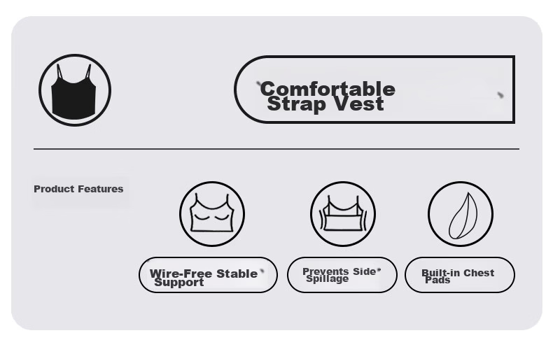 Free Style Ice Silk Camisole Women's Vest Summer Seamless Bra Innerwear Slimming Anti-Expansion Wearable Outerwear 1