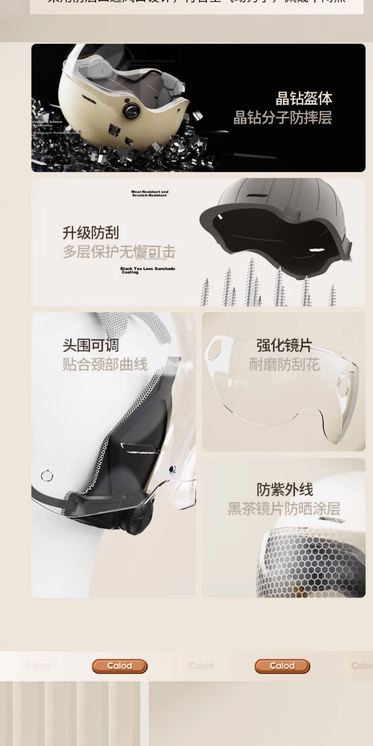 Phoenix New National Standard 3C Certified Electric Vehicle Helmet Four-Season Universal Electric Bicycle Motorcycle Unisex Safety Half Helmet Matte Dual-Color Black and White 2