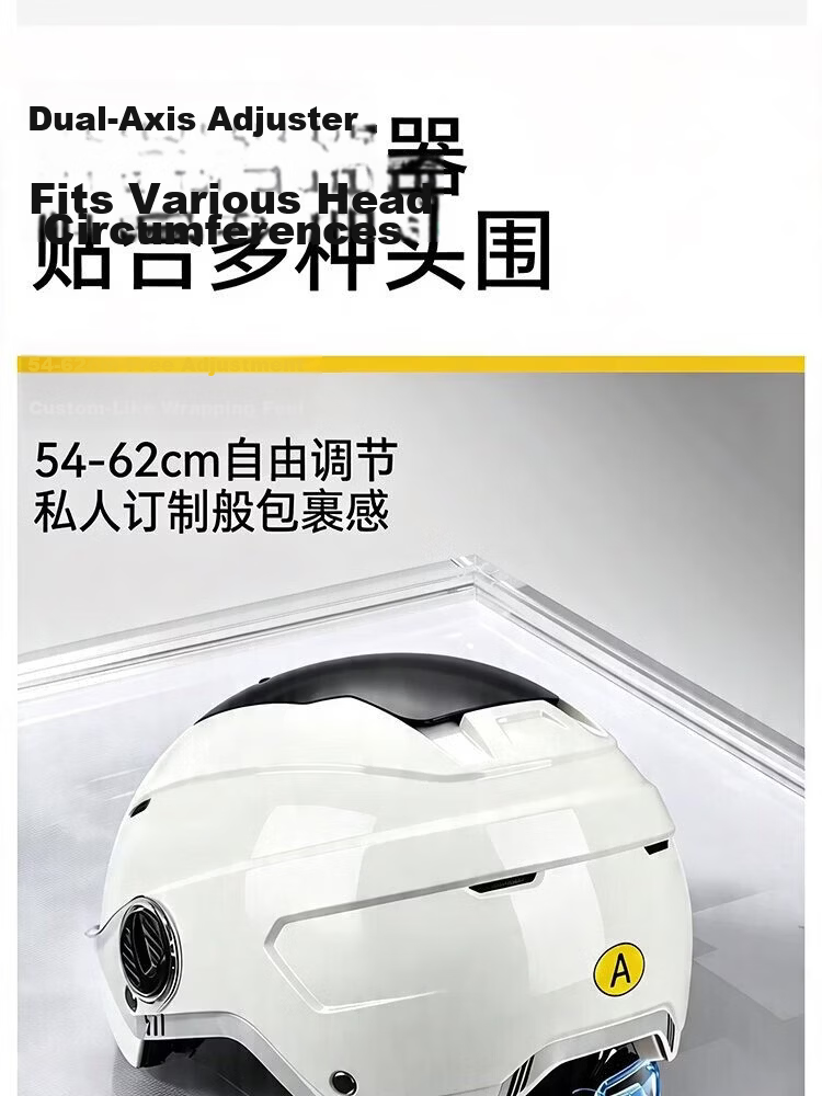 Lyevre Electric Bike Helmet Unisex Summer Safety Cap Electric Scooter Motorcycle Four-Season Universal Sunproof Rainproof Lightweight Half Helmet 3C Certified Apricot 5