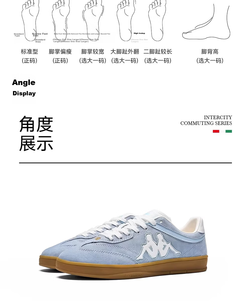 Kappa Women's TIFO Training Shoes Summer New Casual Lightweight Sneakers Bio Blue Size 40 32