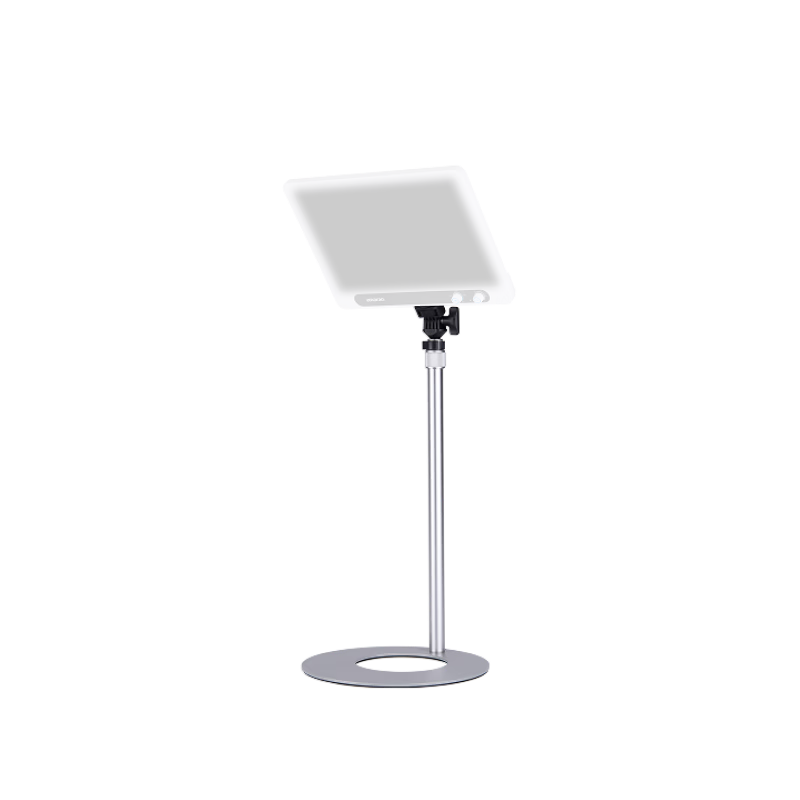 AMARAN (Aputure) Verge Live Streaming Fill Light Accessory, Flat Light, Desktop Base Stand, Silver Desktop Stand for Live Streaming And Filming