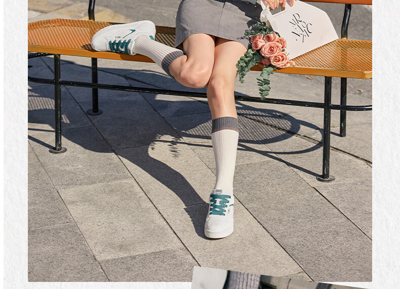 361° Soda Women's Summer Breathable Low-top White Sneakers Lightweight Versatile Casual Shoes 682616618-2 10