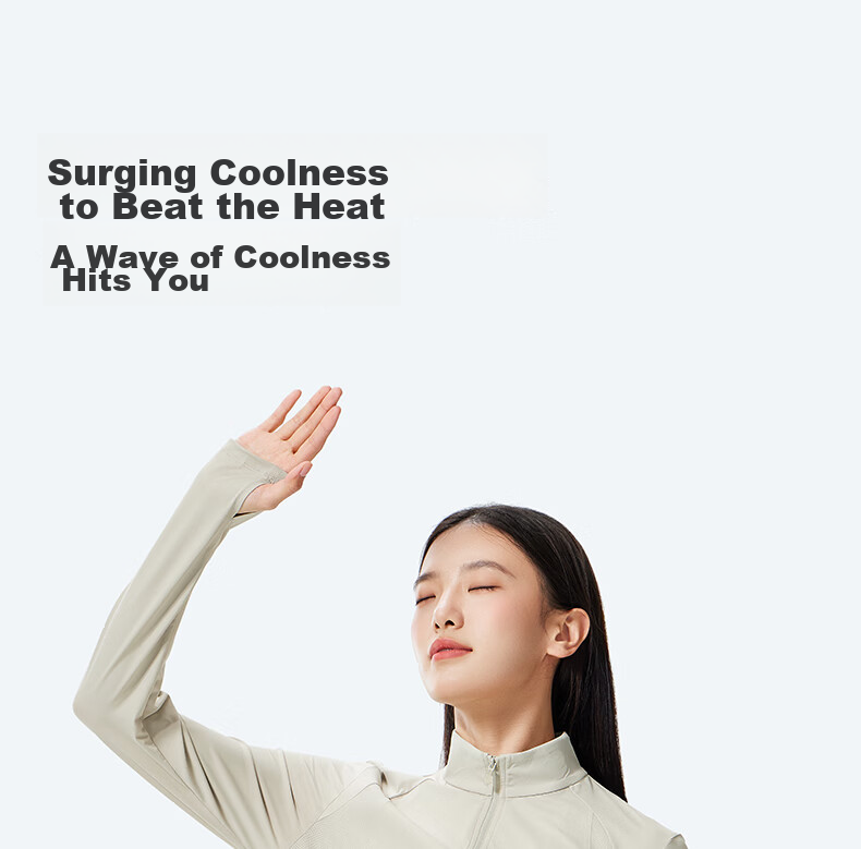 Penguin Baby Style Slim Waist Cooling Breathable Original Yarn Sun Protection Jacket for Women 1036 10
