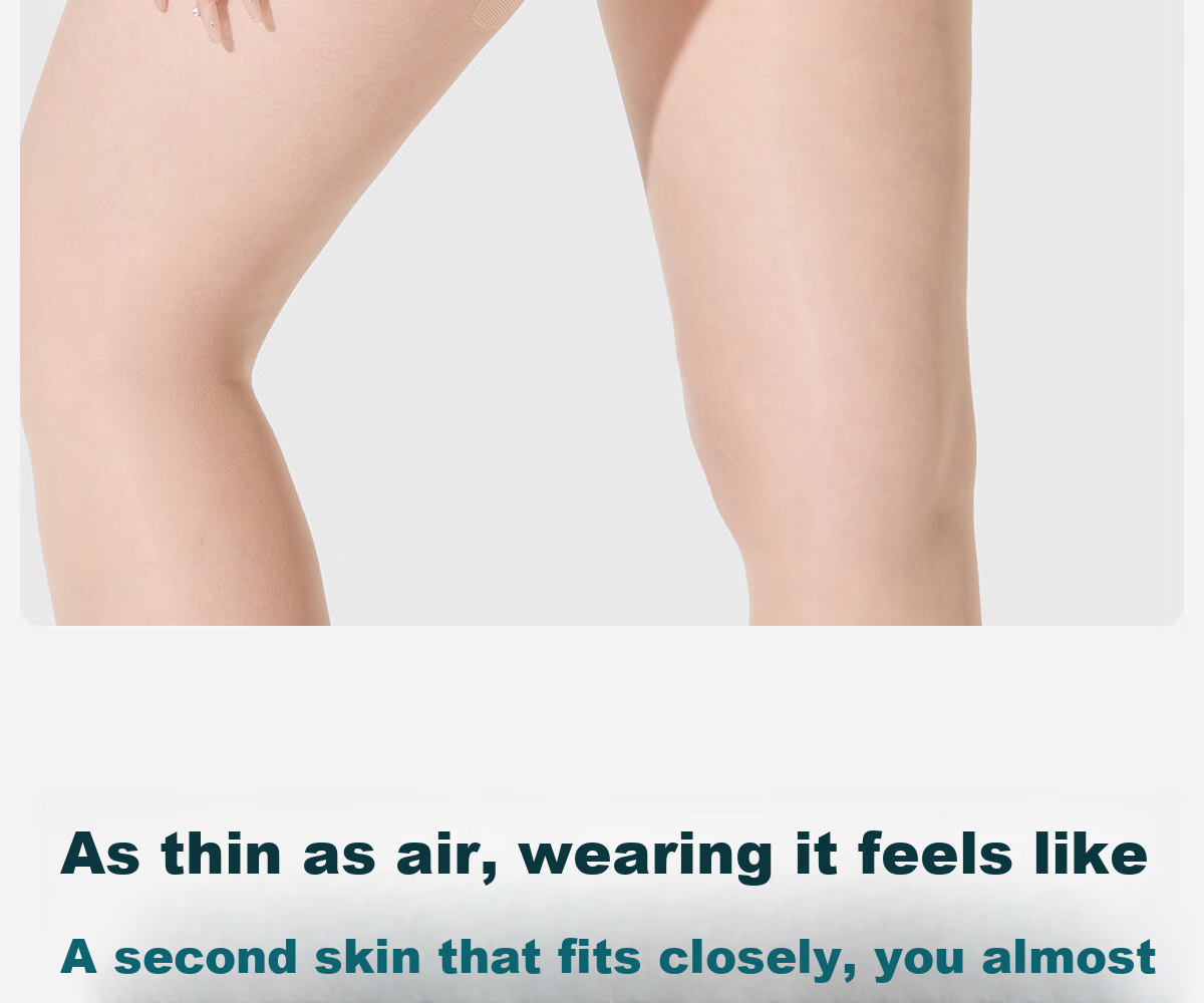 Langsha Plus Size Ultra-thin Summer Pantyhose with Double Crotch, Skin Color, Plus Size Tights for Women, Nude Leg Effect Stockings 10