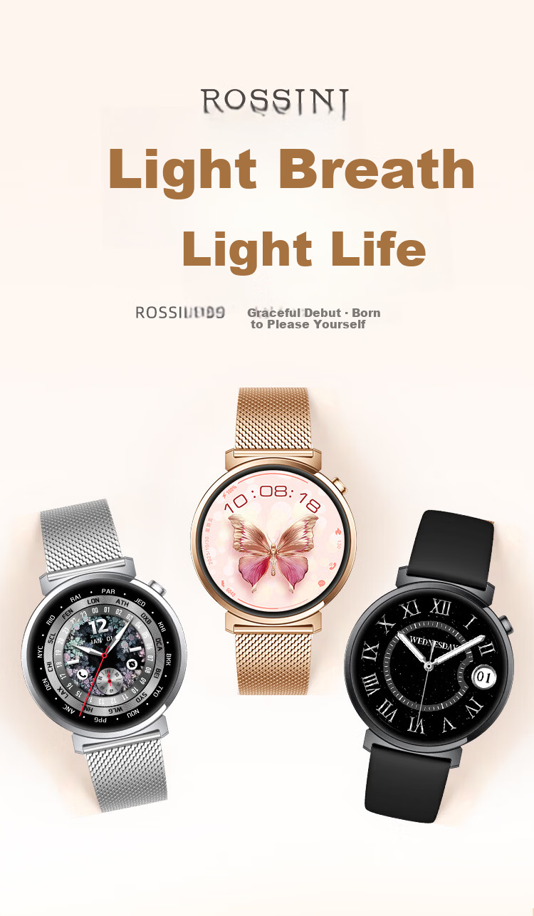 ROSSINI Smartwatch Student 3S Lightweight Waterproof Multifunctional Blood Oxygen Heart Rate Sleep Monitoring Mobile Payment ZN50260 1