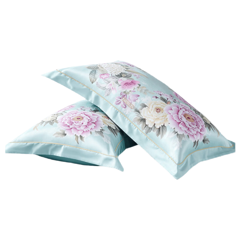 FUANNA Pillowcase Pure Cotton 100-Count Long-Staple Cotton Class A Pillowcase High Thread Count Full Cotton Fabric Pair 74x48cm